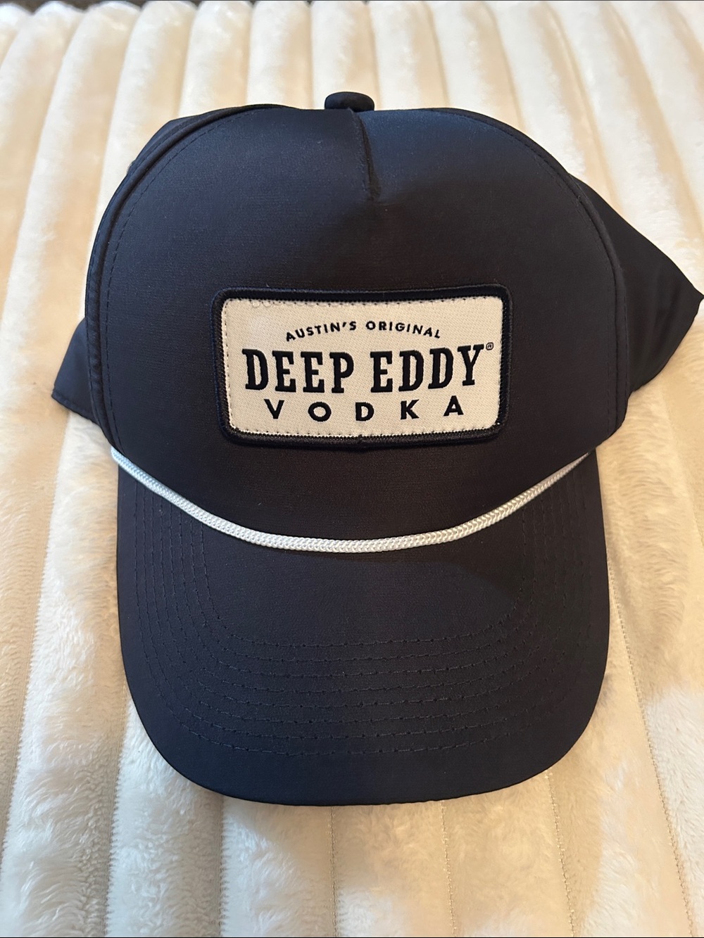 OS | Men's Navy Blue Deep Eddy’s Vodka Rope Trucker Hat